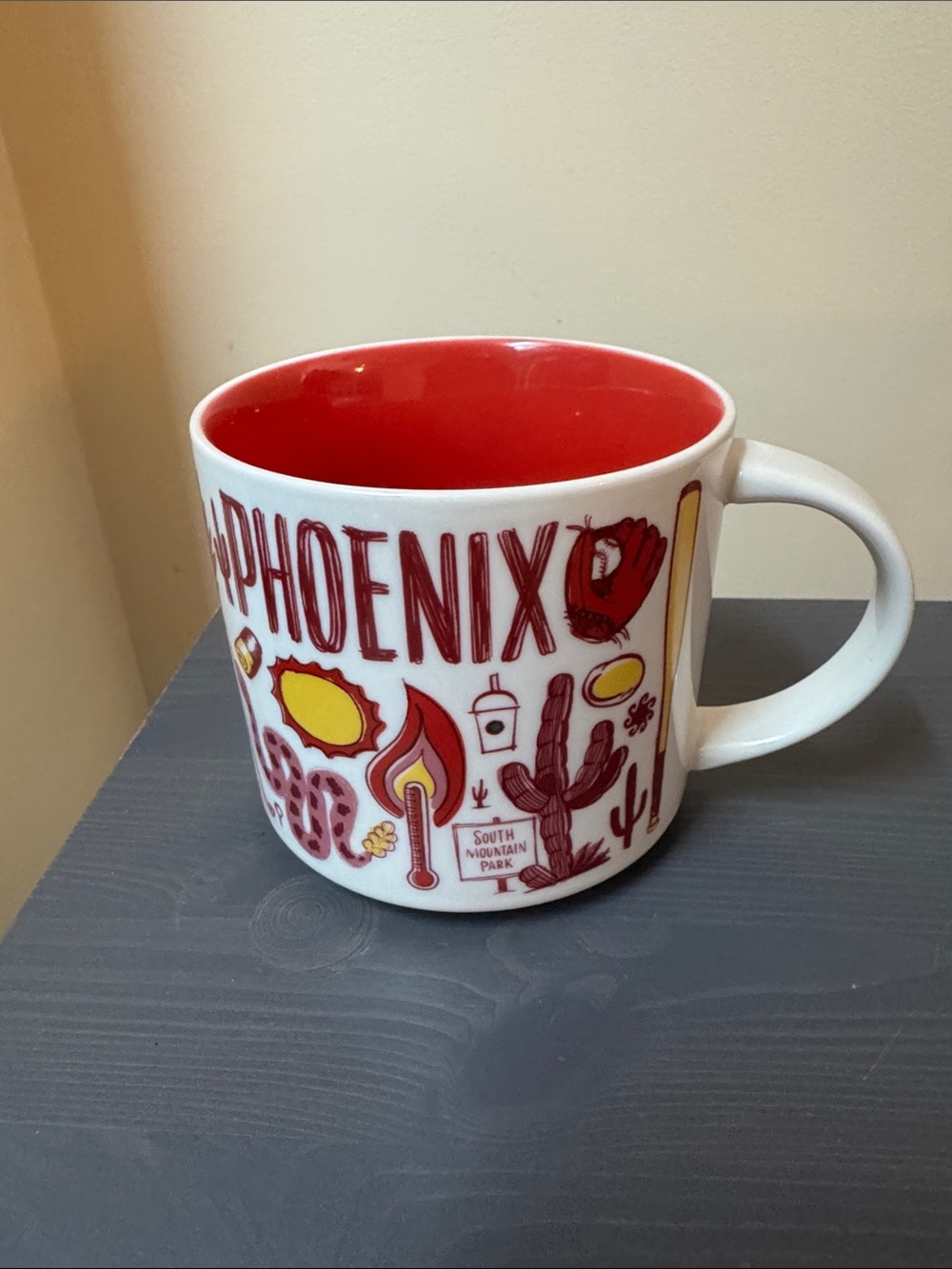 Starbucks Phoenix Arizona Been There Series Ceramic Coffee Tea Mug Cup 14 oz